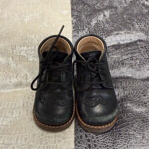 Classic Black Kids Bootie Shoe Size 21